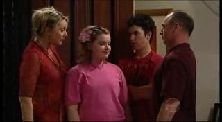 Janelle Timmins, Bree Timmins, Stingray Timmins, Kim Timmins in Neighbours Episode 