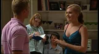 Boyd Hoyland, Janae Timmins, Bree Timmins, Zeke Kinski in Neighbours Episode 4953