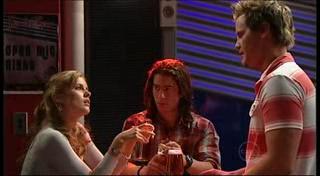 Elle Robinson, Dylan Timmins, Ned Parker in Neighbours Episode 