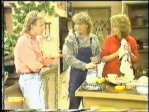 Scott Robinson, Henry Ramsay, Madge Ramsay in Neighbours Episode 