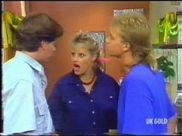 Warren Murphy, Daphne Clarke, Scott Robinson in Neighbours Episode 